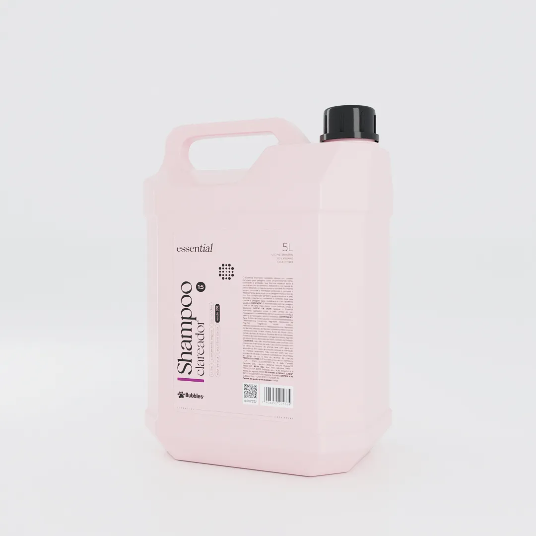 SHAMPOO PET CLAREADOR ESSENTIAL 5L (1:5)