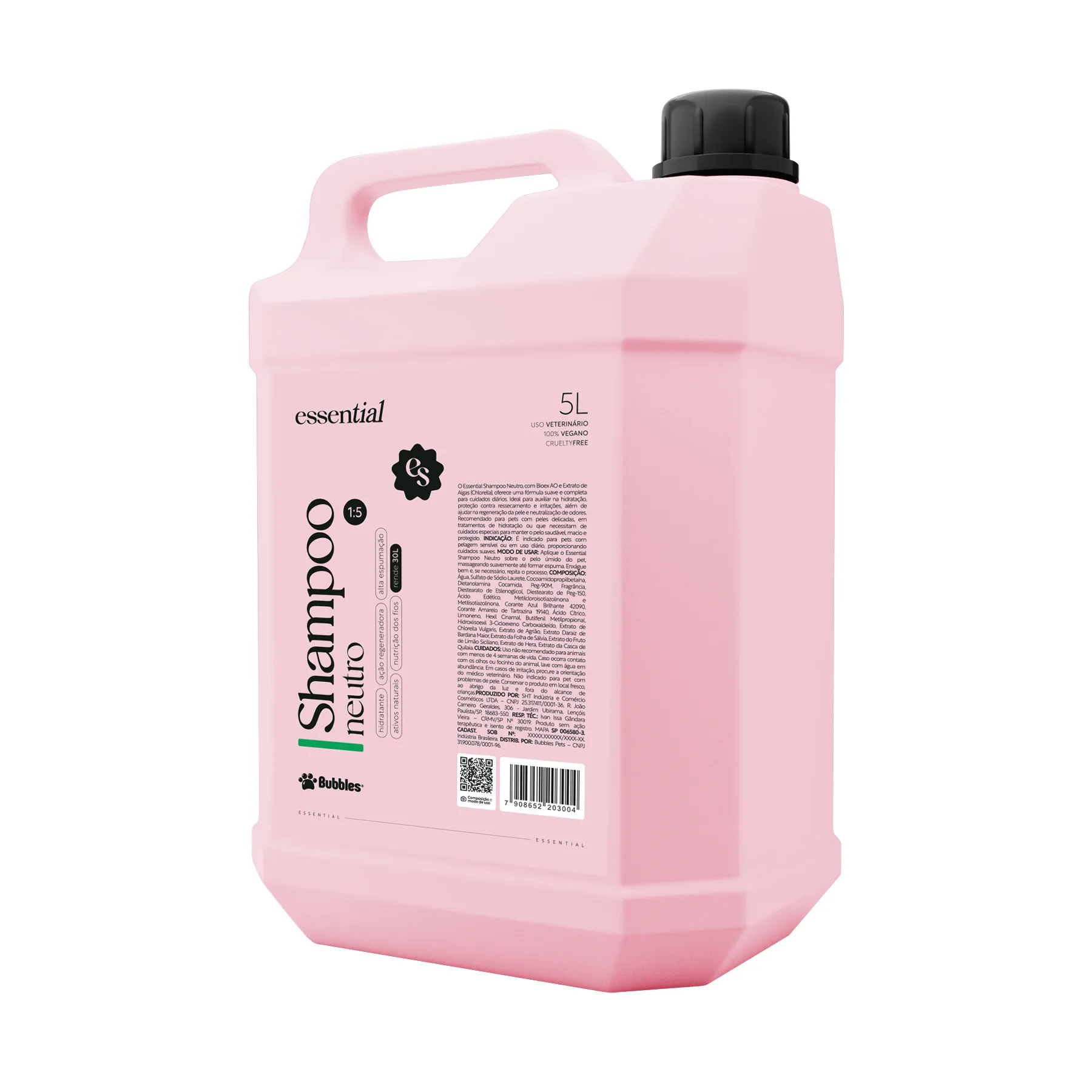 SHAMPOO PET NEUTRO ESSENTIAL 5L (1:5)