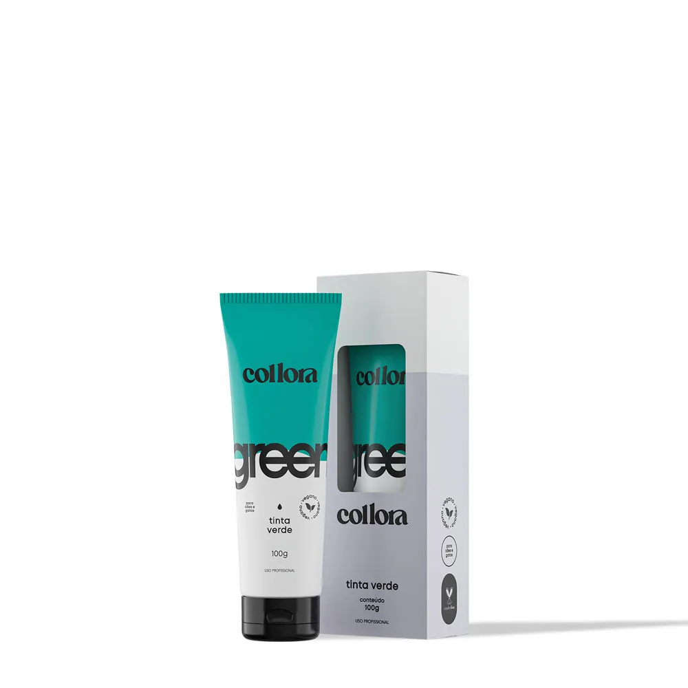 MÁSCARA PET PIGMENTADORA COLLORA 100G (VERDE)