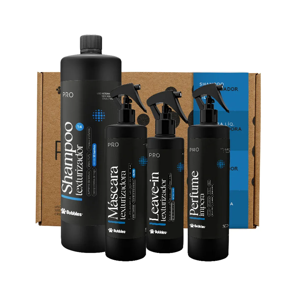 KIT PET TEXTURIZADOR PRO (4 ITENS)