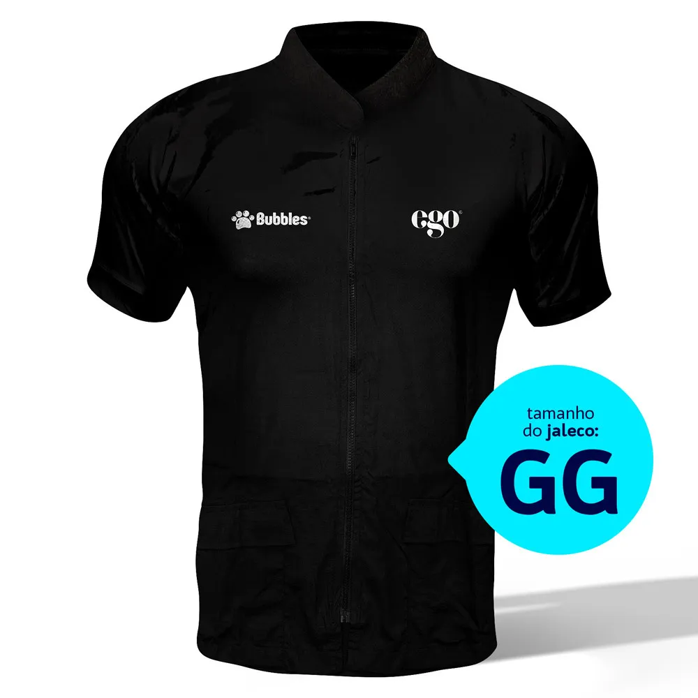 JALECO GROOMER PROFISSIONAL BUBBLES GG (UNISSEX)